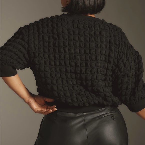 Anthropologie Maeve Puff-Sleeve Bubble Top EUC - Picture 6 of 9